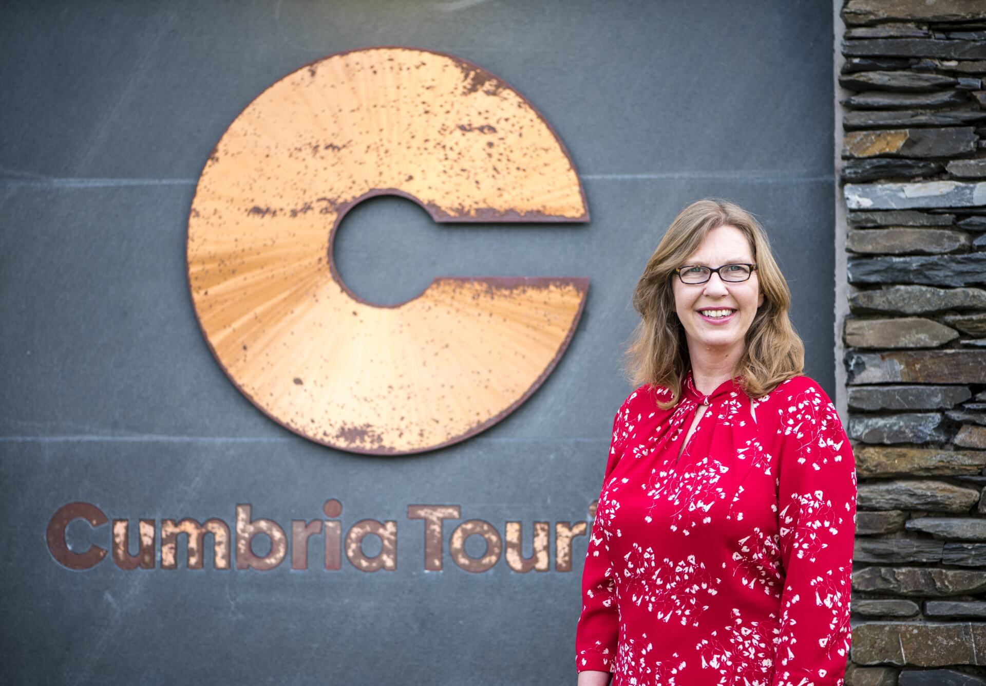 Gill Haigh, managing director, Cumbria Tourism photographed at headquarter offices, Staveley