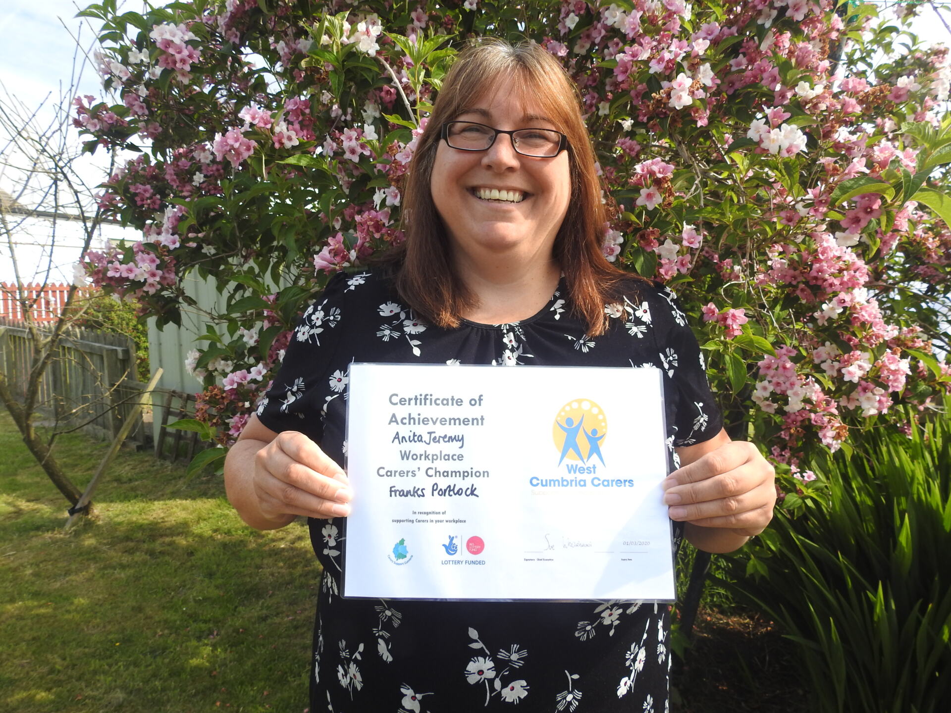 Anita Jeremy Carers Champion