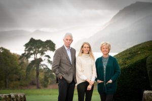 MidiCon Event Speaker, Dani Hope (pictured centre) with parents Charles and Kit Graves