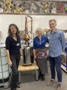 Karen Mitchell CAfS, Zoe Arnold-Bennett, Shed 1 and Tim Maiden, Green Small Business