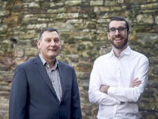 Nick Houghton, managing director of Shepley Group, and Phil Redfern, managing director of React