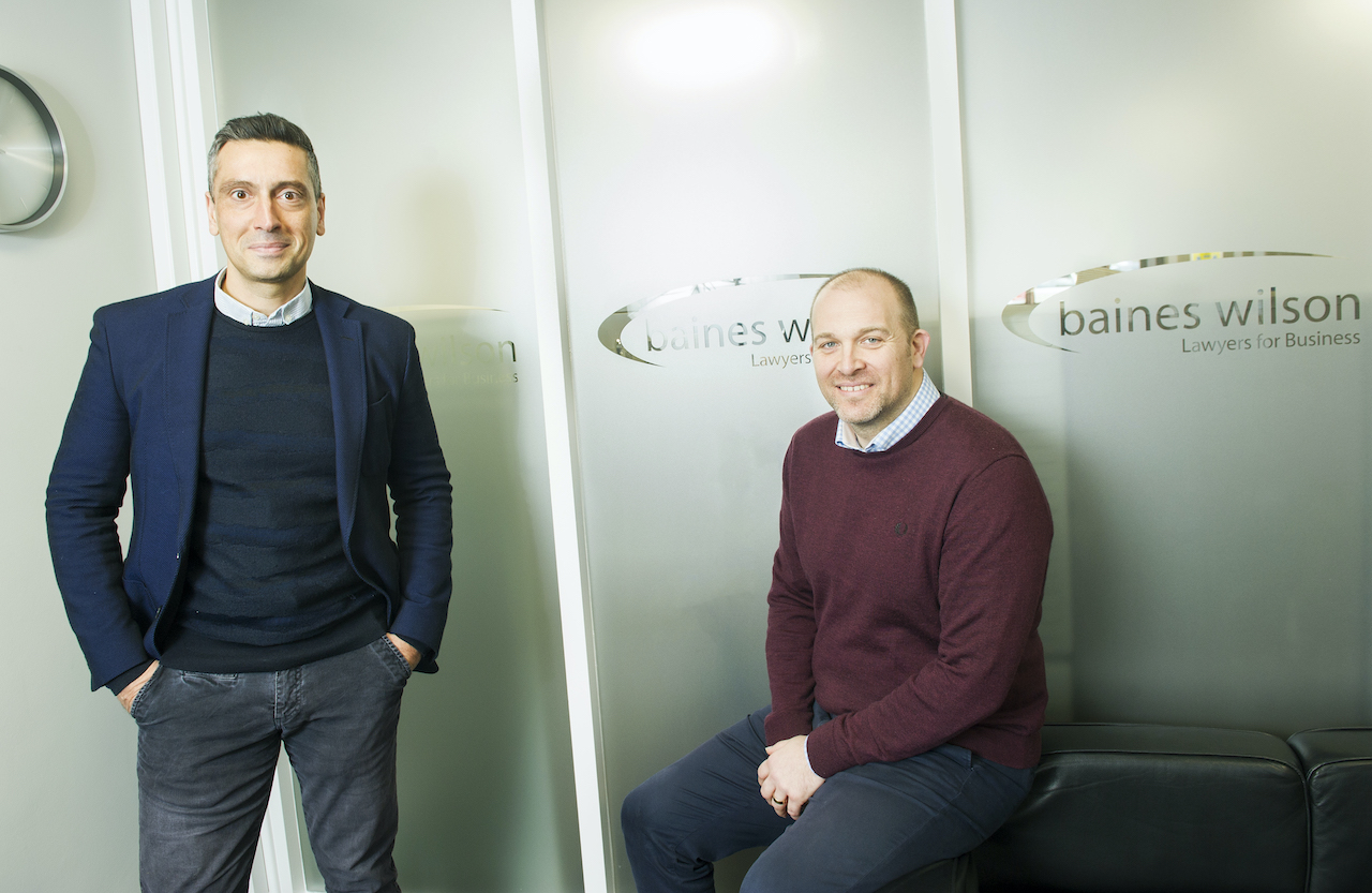 Nareen Deen , partner of commercial property, and Duncan Harty, partner head of commercial property at Baines Wilson.
