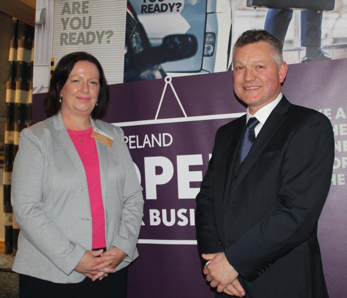 Chief Executive Pat Graham & Elected Mayor Mike Starkie