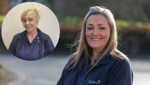 Debbie Ellwood inset: Heather Stewart of Bellcare