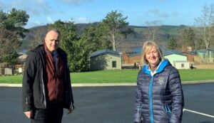 Dr Neil Hudson MP joins director Fiona Bell at Park Foot as English Tourism Week gets underway