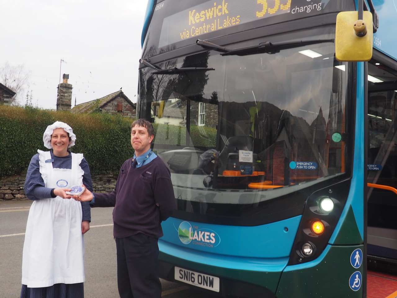 Joanne Rose of Grasmere Gingerbread takes a ticket to ride