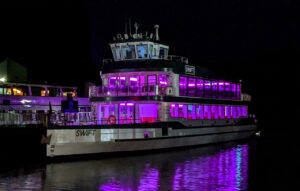 MV Swift in jubilee purple - Windermere Steamers