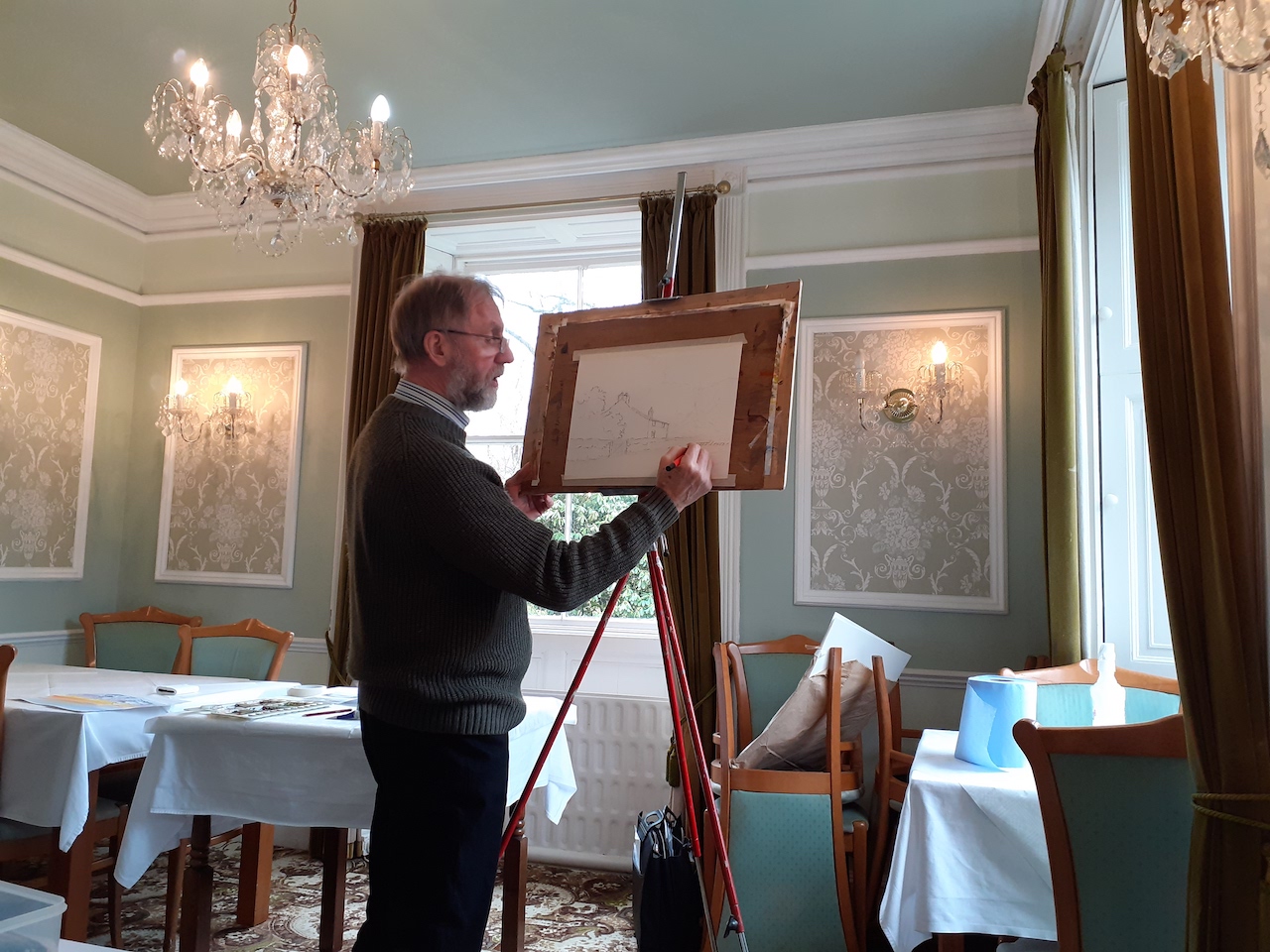 Ron Bailey painting