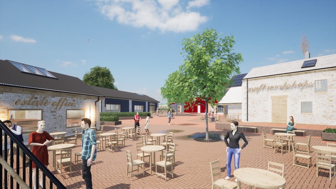 An artist impression of the proposed development at Haithwaite Farm at Penton, near Longtown