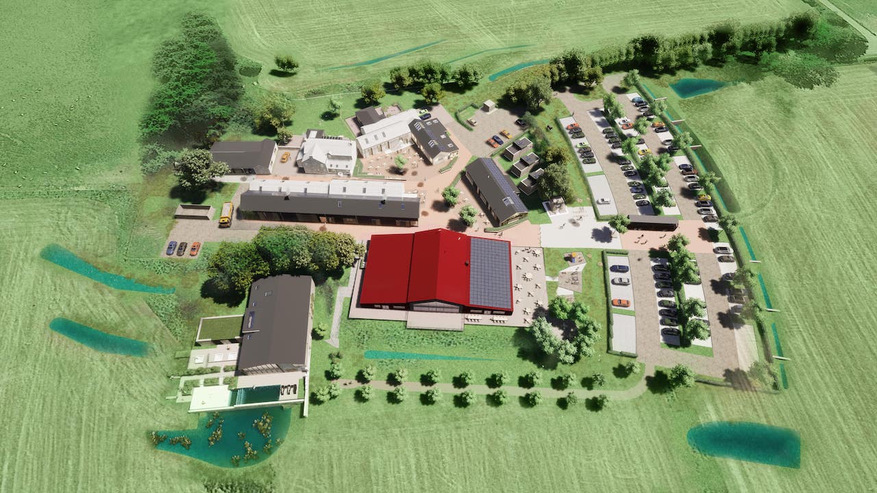 An overview of the proposed development at Haithwaite Farm at Penton, near Longtown