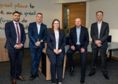 Armstron Watson (L-R) Hydeam Sulton, Paul Dickson, Edith Chapman, Chris Reah, David Gold