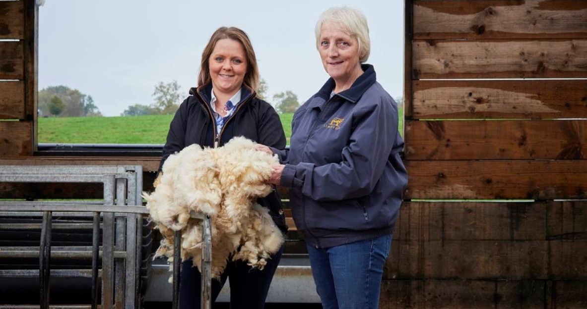 Ruth and Sarah Priestley, work on Cracrop Farm