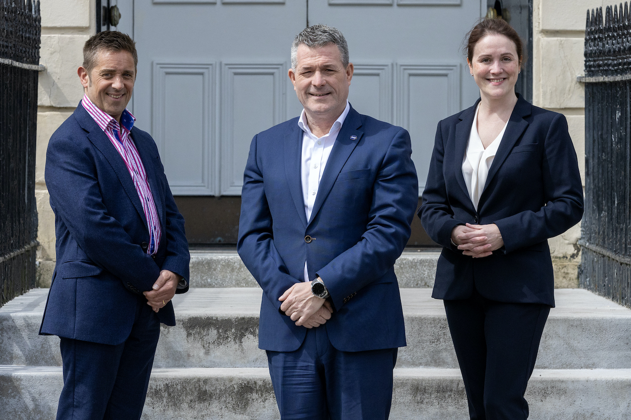 Armstrong Watson (L-R) Brian Rudkin, Paul Dickson and Becky Bowness