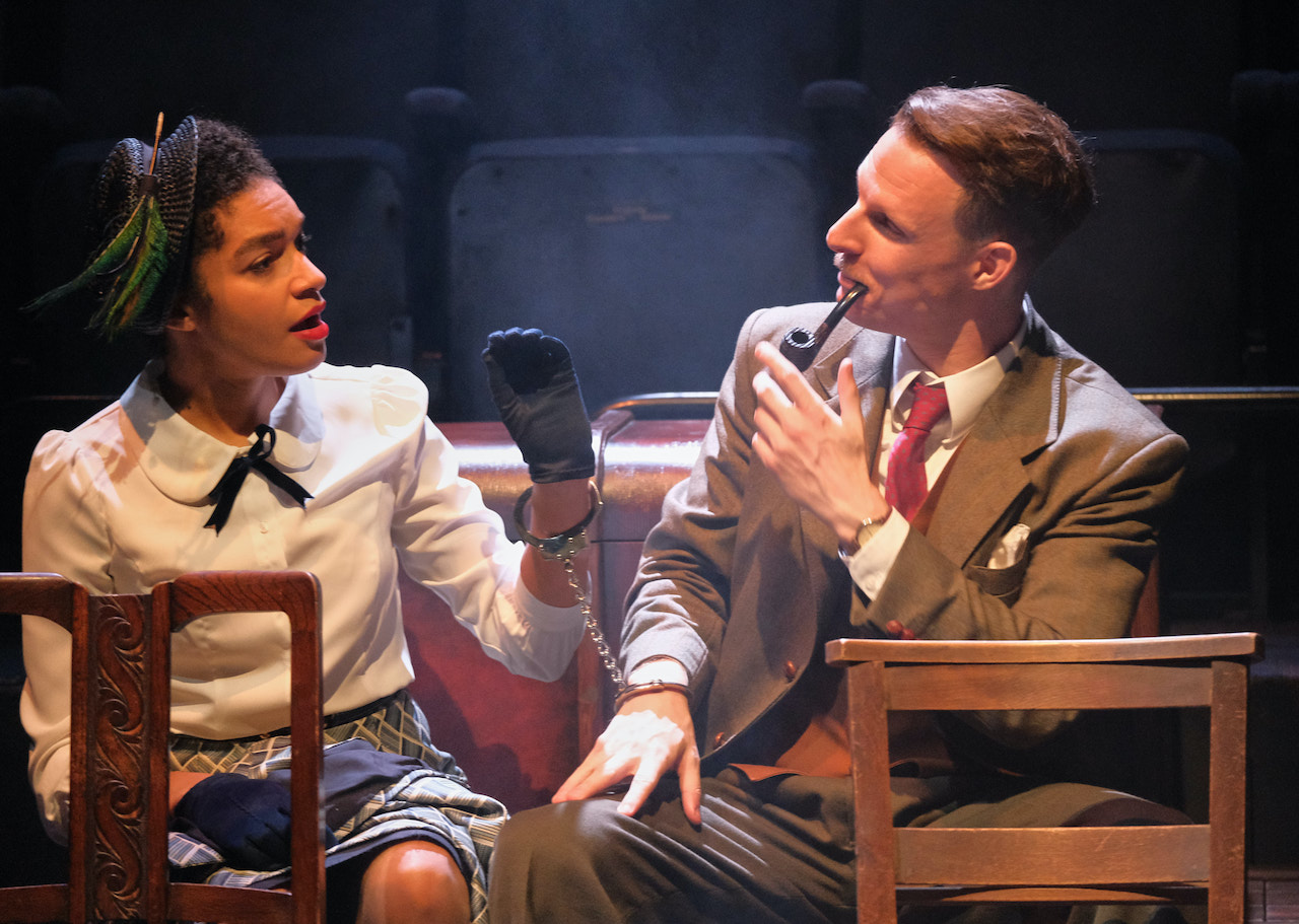 Olivia Onyehara  and Dave Hearn - 39 Steps Photo credit Tony Bartholomew