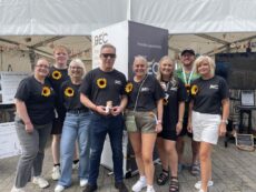 BEC apprentices with the BEC team at a recent community event