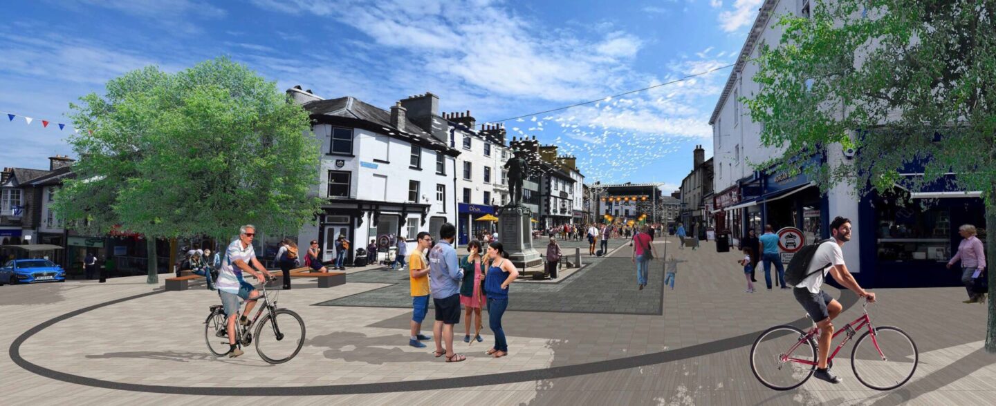 Artist’s impressions of how Market Place