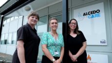 Alcedo Care L to R Nina Fry, Louise Fullard and Abigail Capstick