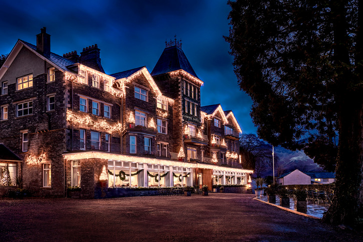 Lodore Falls Hotel & Spa christmas lights