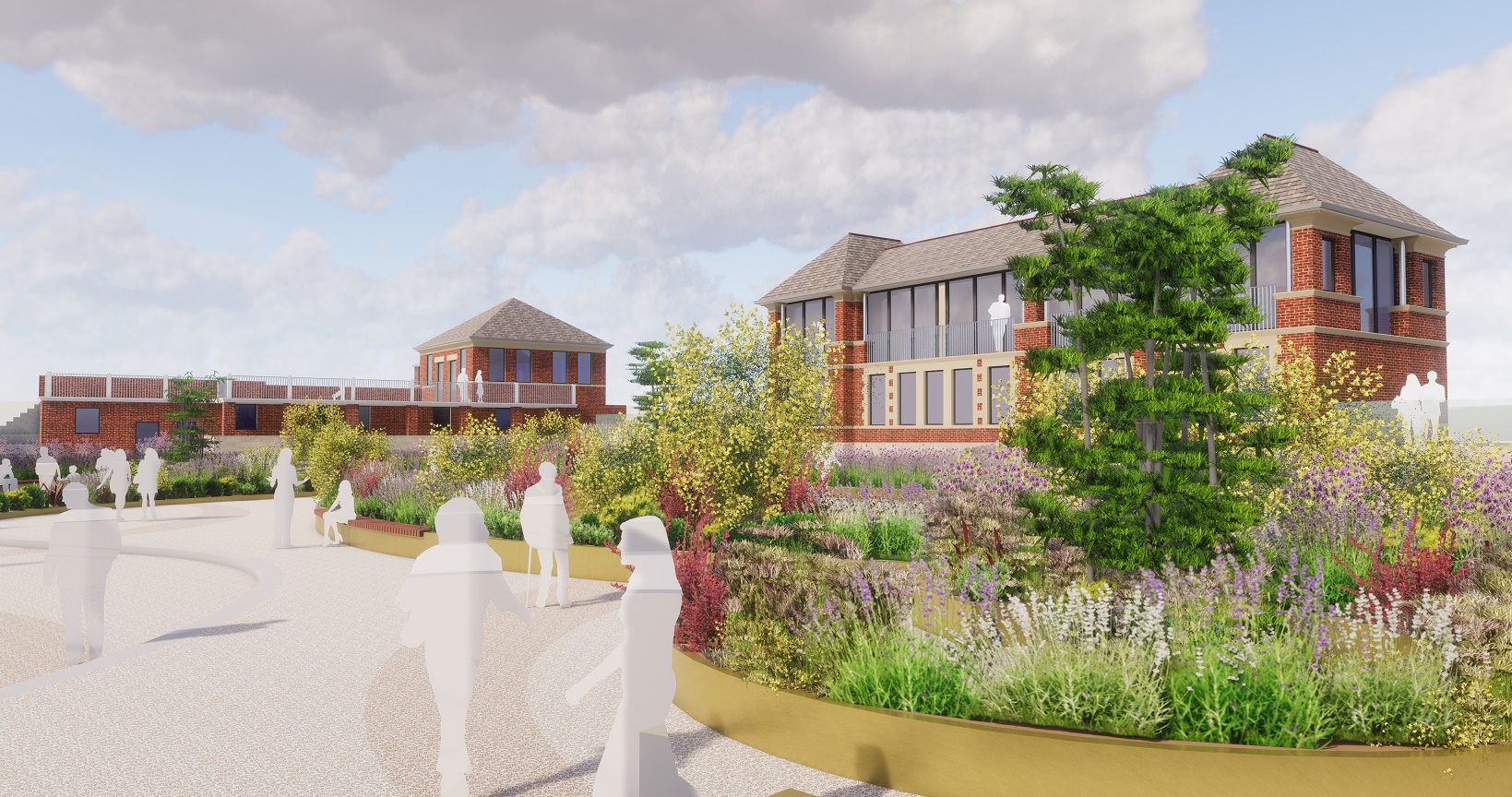 Artist's impression of Grange Prom and Lido