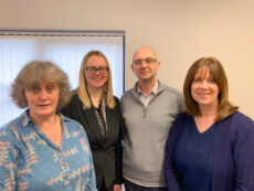 Carer Support Cumbria CEOsDani Leslie, Sharon Sewell, Craig Backhouse & Dani Marsden