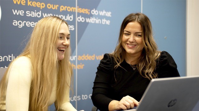 Hannah Fisher, Audit and Assurance Senior, and Sally Jones, Accoutning Director, Armstrong Watson
