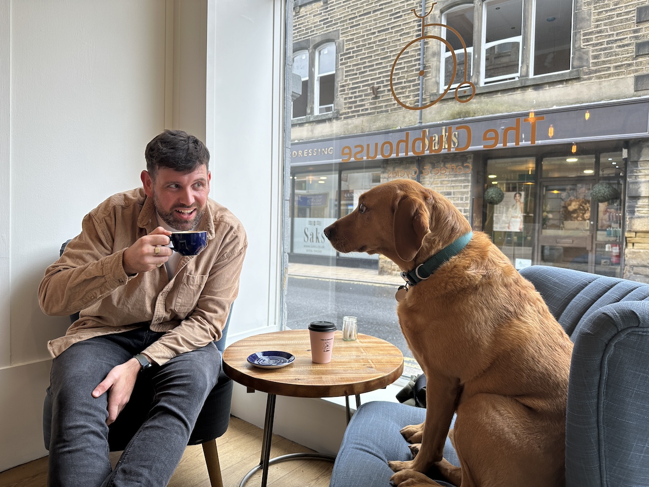 Artisan coffee roaster Kane Pulford-Roberts of The Clubhouse Coffee Roasters