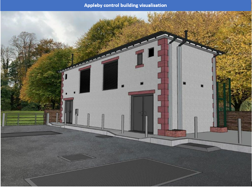 Appleby Flood Hub Control building visualisation