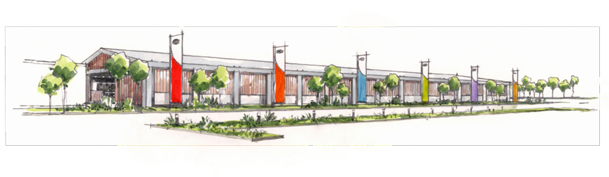 Borderway Mart - Artist's Impression