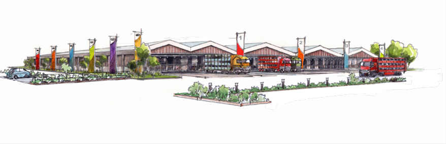 Borderway Mart - Artist's Impression_