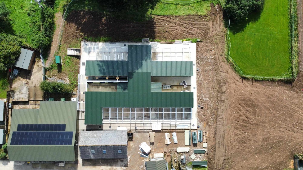 Eden Animal Rescue new kennel block in construction 2 September 2024