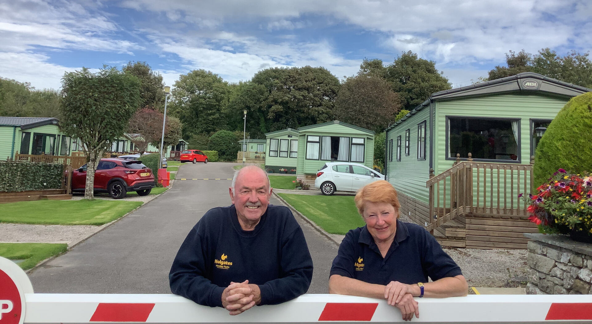 Park Wardens at Netherbeck - Eddie McFall and Kim Hodson Walker.