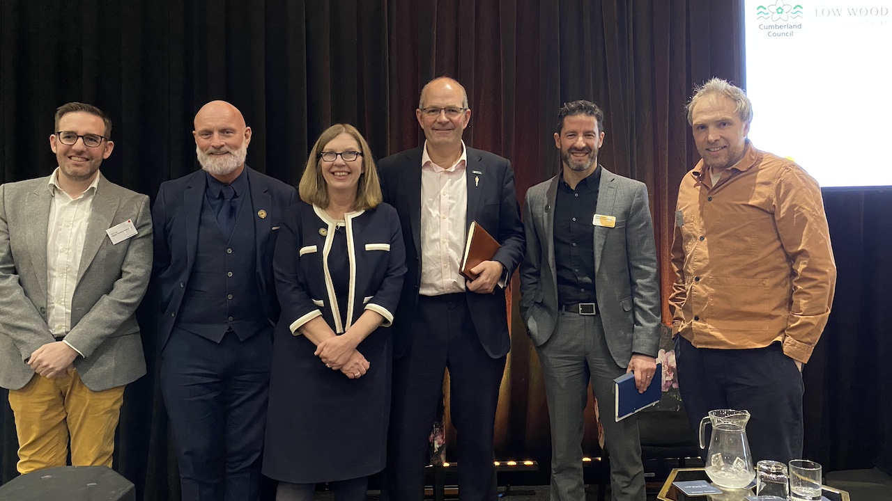 LR Nick Hall, Digital Tourism Think Tank, Andrew Stokes OBE, Visit England, Gill Haigh, Cumbria Tourism, Tom Brawdshaw, NFU, Richard Rankin, H&H Group, James Hill, Hampton Manor