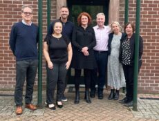 Jo Ritzema with the WCF executive team and Martin Ward, Non-Executive Chair